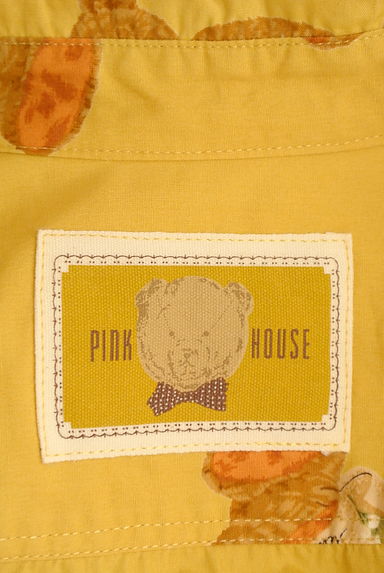 PINK HOUSE（ピンクハウス）の古着「テディベアプリント長袖シャツ（カジュアルシャツ）」大画像６へ