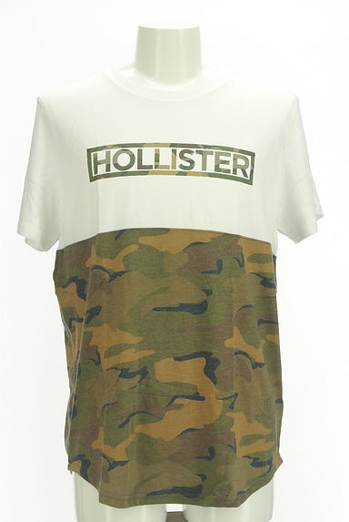 Hollister Co.（ホリスター）の古着「カモフラージュ柄ラウンドヘムTシャツ（Ｔシャツ）」大画像１へ