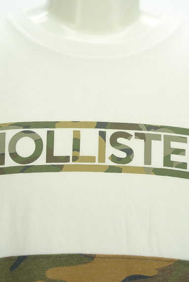 Hollister Co.（ホリスター）の古着「カモフラージュ柄ラウンドヘムTシャツ（Ｔシャツ）」大画像４へ