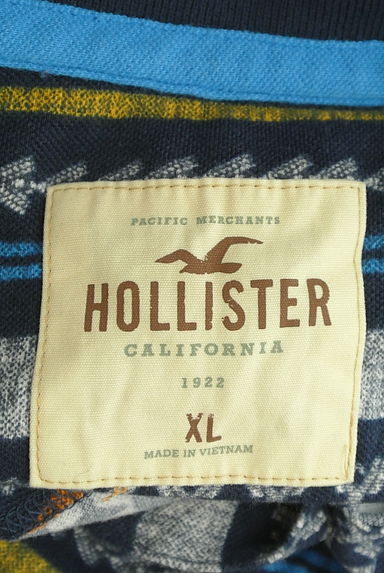 Hollister Co.（ホリスター）の古着「ネイティブ柄ボーダーポロシャツ（ポロシャツ）」大画像６へ