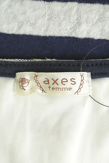 axes femme（アクシーズファム）の古着「レース衿マリンカットソー（カットソー・プルオーバー）」大画像６へ