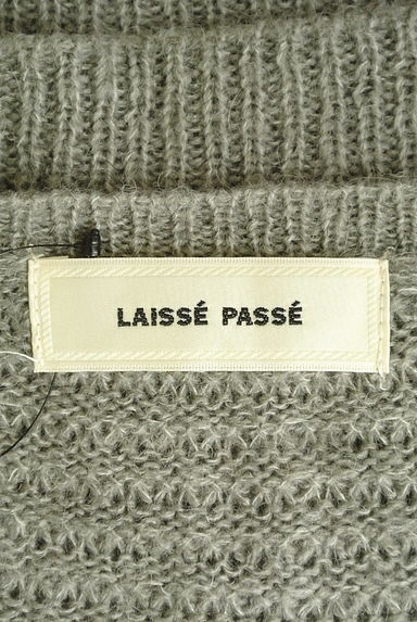 LAISSE PASSE（レッセパッセ）の古着「ビジュー付きニットトップス（ニット）」大画像６へ