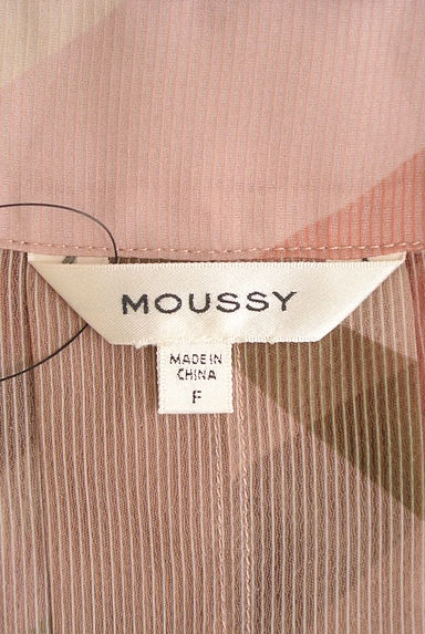 MOUSSY（マウジー）の古着「配色オーバーシアーブラウス（ブラウス）」大画像６へ