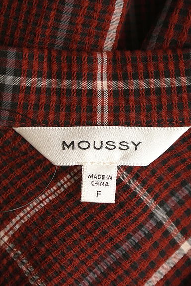 MOUSSY（マウジー）の古着「チェックドルマンシャツ（カジュアルシャツ）」大画像６へ