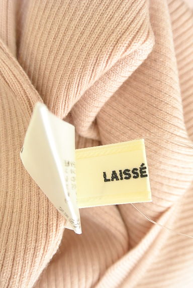 LAISSE PASSE（レッセパッセ）の古着「パール装飾付きリボンネックリブニット（ニット）」大画像６へ