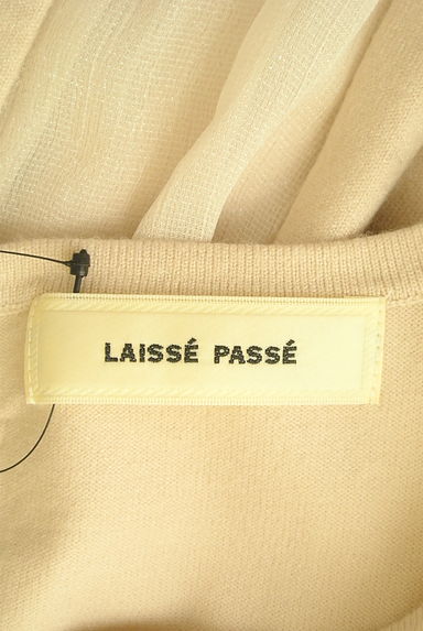 LAISSE PASSE（レッセパッセ）の古着「パール付きニットトップス（ニット）」大画像６へ