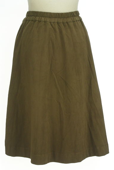 Te chichi（テチチ）の古着「スウェードライクミディフレアスカート（スカート）」大画像２へ
