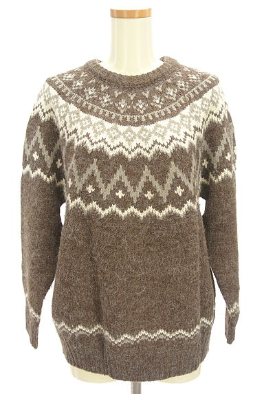 Melan Cleuge（メランクルージュ）の古着「ネイティブ柄セーター（セーター）」大画像１へ