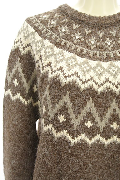 Melan Cleuge（メランクルージュ）の古着「ネイティブ柄セーター（セーター）」大画像４へ