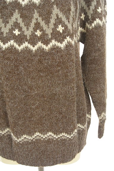 Melan Cleuge（メランクルージュ）の古着「ネイティブ柄セーター（セーター）」大画像５へ
