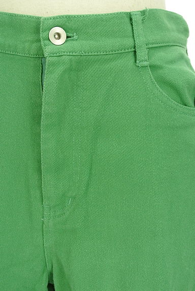 Melan Cleuge（メランクルージュ）の古着「コットン混セミワイドカラーパンツ（パンツ）」大画像４へ