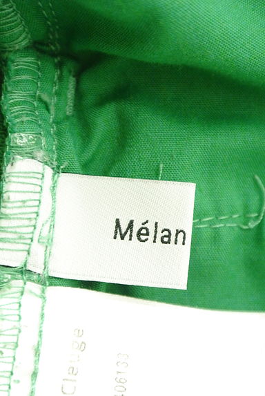 Melan Cleuge（メランクルージュ）の古着「コットン混セミワイドカラーパンツ（パンツ）」大画像６へ