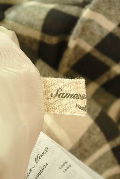 SM2（サマンサモスモス）の古着「チェック柄タックロングスカート（ロングスカート・マキシスカート）」大画像６へ