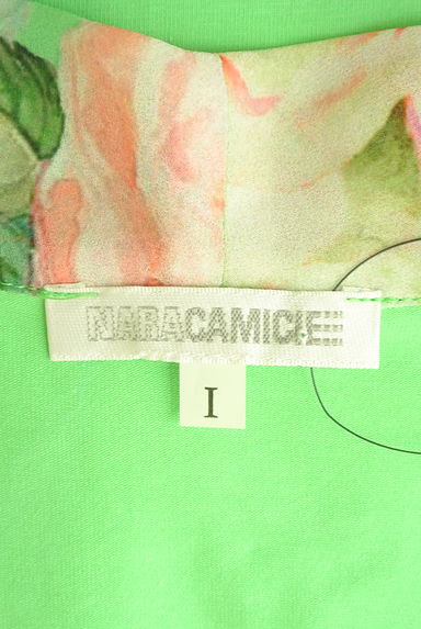 NARA CAMICIE（ナラカミーチェ）の古着「前後切替花柄シフォンカットソー（カットソー・プルオーバー）」大画像６へ