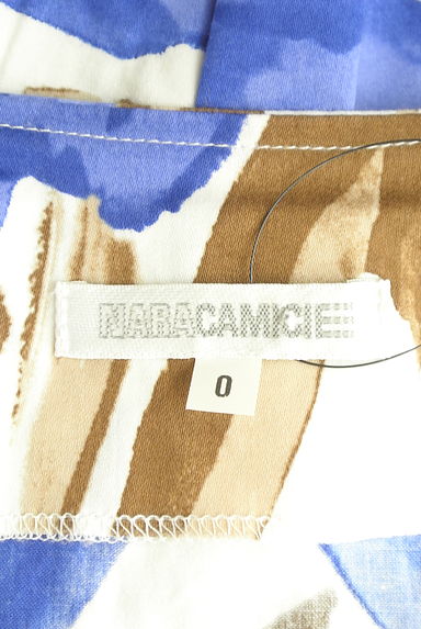 NARA CAMICIE（ナラカミーチェ）の古着「フロントリボン花柄カットソー（カットソー・プルオーバー）」大画像６へ