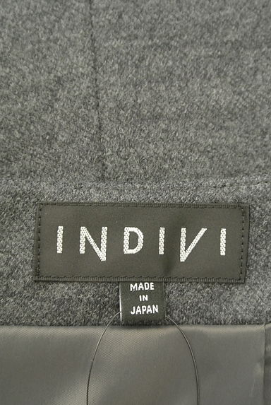 INDIVI（インディヴィ）の古着「ウール混膝丈スカート（スカート）」大画像６へ
