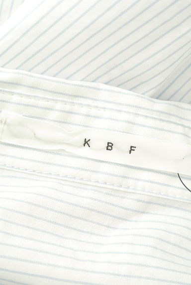 KBF（ケービーエフ）の古着「９分袖ストライプシャツ（カジュアルシャツ）」大画像６へ