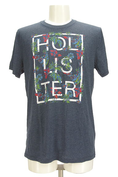 Hollister Co.（ホリスター）の古着「ハイビスカス×ロゴプリントTシャツ（Ｔシャツ）」大画像１へ