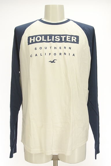 Hollister Co.（ホリスター）の古着「ラグラン切替ロゴプリントＴシャツ（Ｔシャツ）」大画像１へ