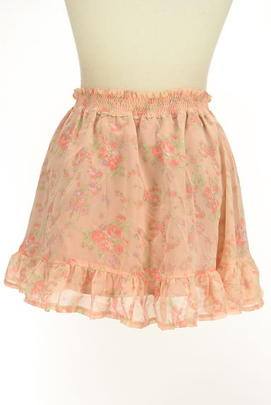 LIZ LISA（リズリサ）の古着「花柄シフォンフリルミニスカート（ミニスカート）」大画像２へ