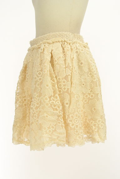 LIZ LISA（リズリサ）の古着「花刺繍オーガンジーミニスカート（ミニスカート）」大画像３へ