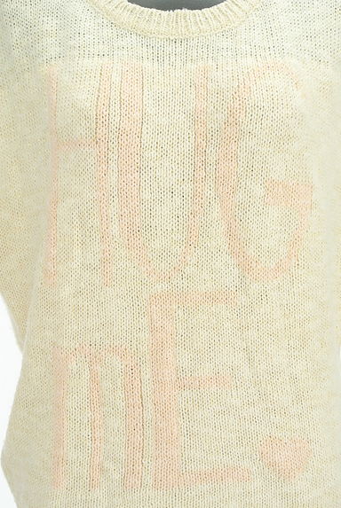 LIZ LISA（リズリサ）の古着「ビッグロゴラメ糸混ニット（ニット）」大画像４へ