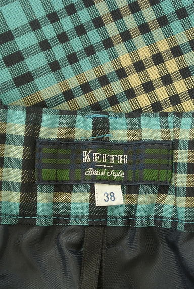 KEITH（キース）の古着「クロップド丈チェック柄セミワイドパンツ（パンツ）」大画像６へ
