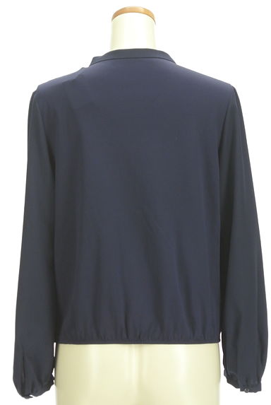 MICHEL KLEIN（ミッシェルクラン）の古着「裾ゴムスキッパーシフォンブラウス（カットソー・プルオーバー）」大画像２へ