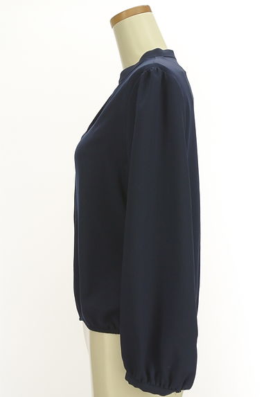 MICHEL KLEIN（ミッシェルクラン）の古着「裾ゴムスキッパーシフォンブラウス（カットソー・プルオーバー）」大画像３へ