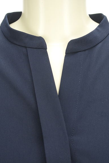MICHEL KLEIN（ミッシェルクラン）の古着「裾ゴムスキッパーシフォンブラウス（カットソー・プルオーバー）」大画像４へ