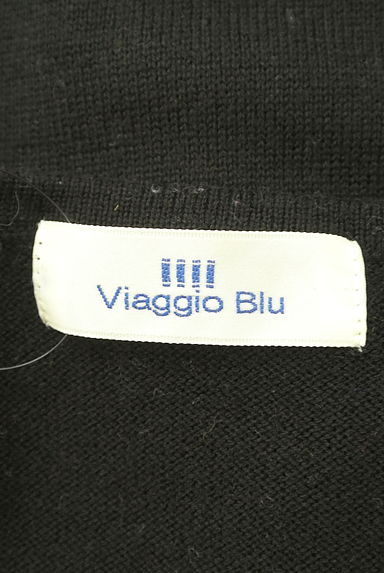 Viaggio Blu（ビアッジョブルー）の古着「ラインストーン付き花柄ニットトップス（ニット）」大画像６へ