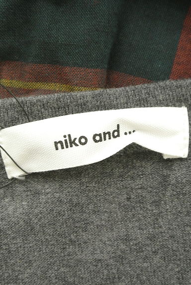 niko and...（ニコ アンド）の古着「チェック切替膝下ワンピース（ワンピース・チュニック）」大画像６へ