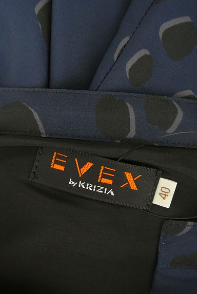EVEX by KRIZIA（エヴェックス バイ クリツィア）の古着「バンドカラ―シルキーブラウス（ブラウス）」大画像６へ
