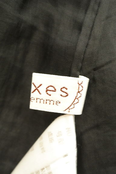 axes femme（アクシーズファム）の古着「裾レース膝丈タックフレアスカート（スカート）」大画像６へ