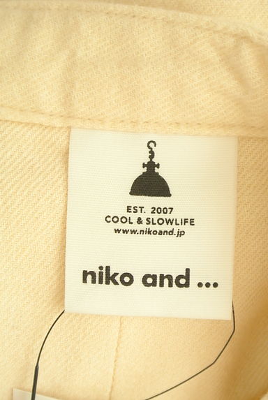 niko and...（ニコ アンド）の古着「バンドカラ―ロングシャツワンピース（ワンピース・チュニック）」大画像６へ