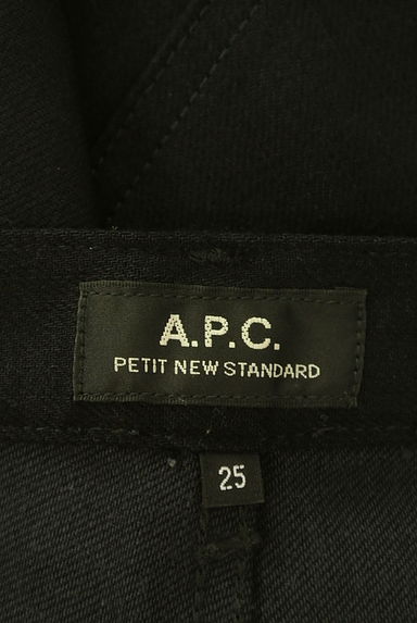 A.P.C.（アーペーセー）の古着「ブラックスキニーパンツ（デニムパンツ）」大画像６へ
