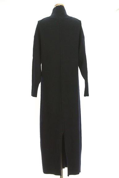 BABYLONE（バビロン）の古着「バックスリットハイネックロングニットワンピース（ワンピース・チュニック）」大画像２へ