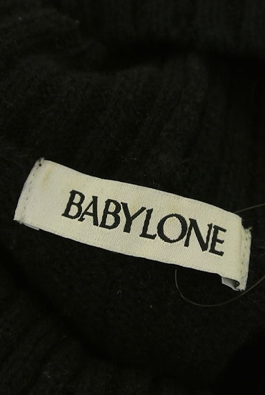 BABYLONE（バビロン）の古着「バックスリットハイネックロングニットワンピース（ワンピース・チュニック）」大画像６へ