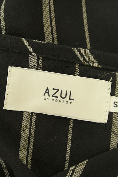 AZUL by moussy（アズールバイマウジー）の古着「ストライプドロップショルダーブラウス（カットソー・プルオーバー）」大画像６へ