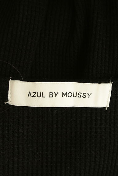 AZUL by moussy（アズールバイマウジー）の古着「カシュクールワッフルカットソー（カットソー・プルオーバー）」大画像６へ