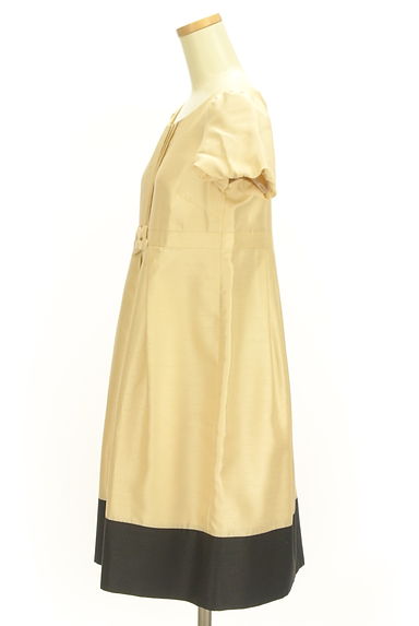 Couture Brooch（クチュールブローチ）の古着「リボン付き光沢膝上ワンピース（ワンピース・チュニック）」大画像３へ