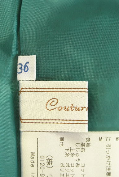Couture Brooch（クチュールブローチ）の古着「ギンガムチェック刺繍ノースリワンピース（ワンピース・チュニック）」大画像６へ