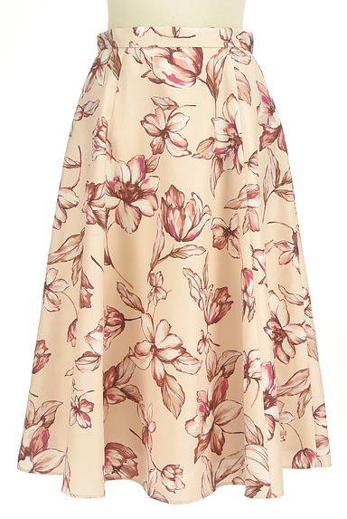 JUSGLITTY（ジャスグリッティー）の古着「花柄ミディフレアスカート（スカート）」大画像１へ