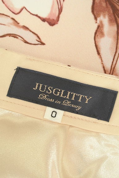 JUSGLITTY（ジャスグリッティー）の古着「花柄ミディフレアスカート（スカート）」大画像６へ