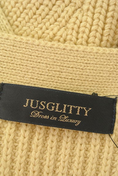 JUSGLITTY（ジャスグリッティー）の古着「ベルト付きミドルニットカーディガン（カーディガン・ボレロ）」大画像６へ
