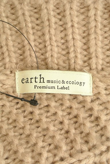 earth music&ecology（アースミュージック＆エコロジー）の古着「ケーブル編みショートニットカーディガン（カーディガン・ボレロ）」大画像６へ