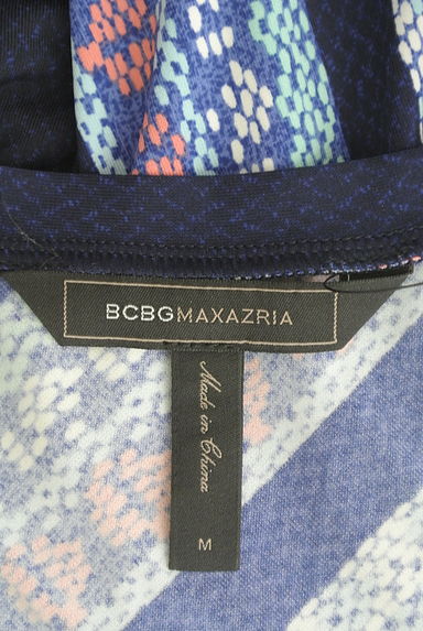 BCBG MaxAzria（ビーシービージーマックスアズリア）の古着「Ｖネック配色ストライプワンピース（ワンピース・チュニック）」大画像６へ