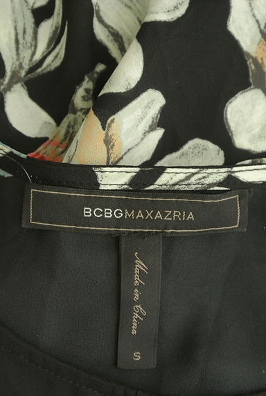 BCBG MaxAzria（ビーシービージーマックスアズリア）の古着「フラワーシアーフィッシュテールブラウス（カットソー・プルオーバー）」大画像６へ
