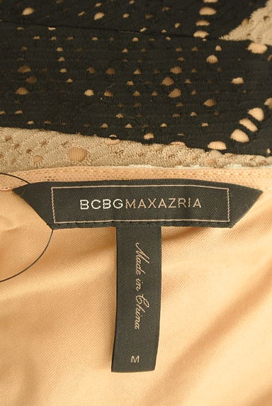 BCBG MaxAzria（ビーシービージーマックスアズリア）の古着「配色ボーダーレースノースリワンピース（ワンピース・チュニック）」大画像６へ