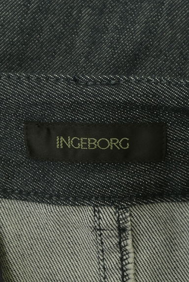 INGEBORG（インゲボルグ）の古着「フラワー刺繍膝下タイトデニムスカート（スカート）」大画像６へ